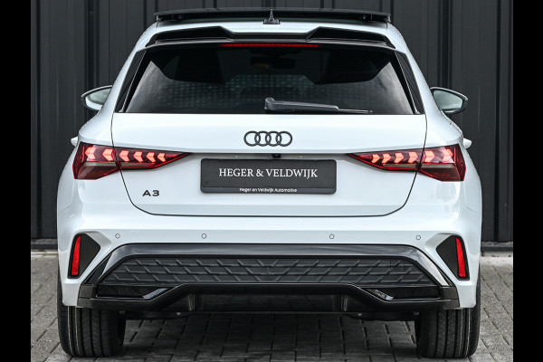Audi A3 Sportback 45 TFSI e S edition Competition | Panoramadak | 5 jr garantie | Ambiance interieur | Active Cruise | Sonos Sound | S-Seats + Memory | Head-Up | Camera | Stoelverwarming | Keyless