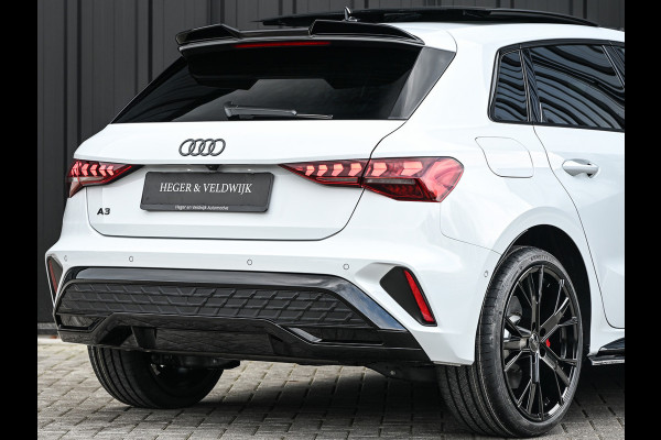 Audi A3 Sportback 45 TFSI e S edition Competition | Panoramadak | 5 jr garantie | Ambiance interieur | Active Cruise | Sonos Sound | S-Seats + Memory | Head-Up | Camera | Stoelverwarming | Keyless