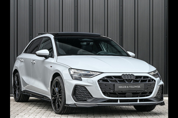 Audi A3 Sportback 45 TFSI e S edition Competition | Panoramadak | 5 jr garantie | Ambiance interieur | Active Cruise | Sonos Sound | S-Seats + Memory | Head-Up | Camera | Stoelverwarming | Keyless