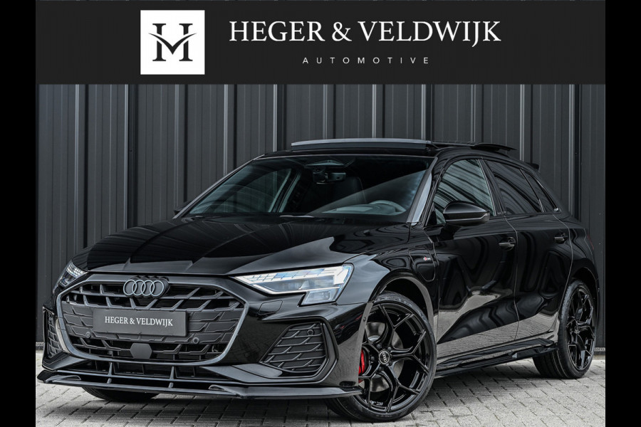 Audi A3 Sportback 45 TFSI e S edition Competition | Panoramadak | 5 jr garantie | Ambiance interieur | Active Cruise | Sonos Sound | S-Seats + Memory | Head-Up | Camera | Stoelverwarming | Keyless
