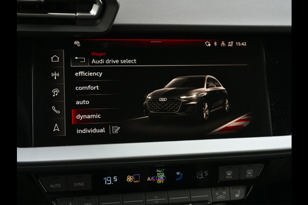 Audi A3 Sportback 45 TFSI e S edition Competition | Panoramadak | 5 jr garantie | Ambiance interieur | Active Cruise | Sonos Sound | S-Seats + Memory | Head-Up | Camera | Stoelverwarming | Keyless