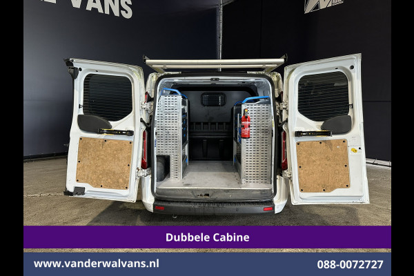 Ford Transit Custom 2.0 TDCI 131pk L2H1 Dubbele Cabine Euro6 Inrichting Airco | 5-zits | LED | Imperiaal Cruisecontrol, Stoelverwarming, Parkeersensoren