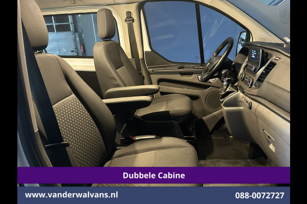 Ford Transit Custom 2.0 TDCI 131pk L2H1 Dubbele Cabine Euro6 Inrichting Airco | 5-zits | LED | Imperiaal Cruisecontrol, Stoelverwarming, Parkeersensoren