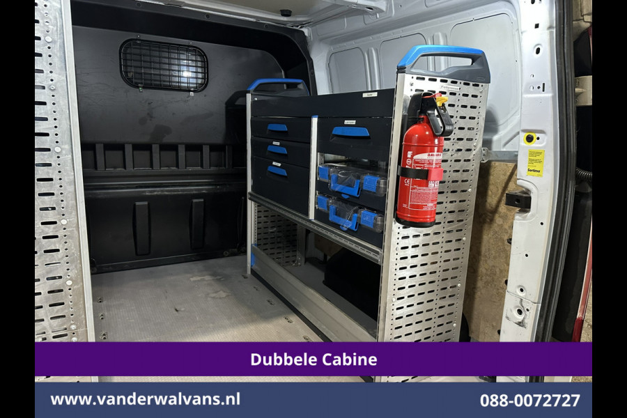 Ford Transit Custom 2.0 TDCI 131pk L2H1 Dubbele Cabine Euro6 Inrichting Airco | 5-zits | LED | Imperiaal Cruisecontrol, Stoelverwarming, Parkeersensoren