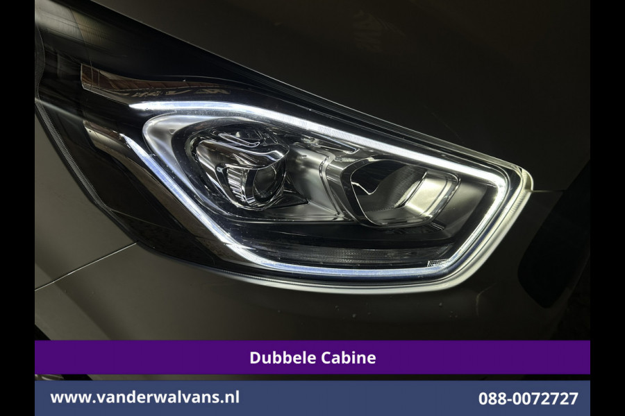 Ford Transit Custom 2.0 TDCI 131pk L2H1 Dubbele Cabine Euro6 Inrichting Airco | 5-zits | LED | Imperiaal Cruisecontrol, Stoelverwarming, Parkeersensoren