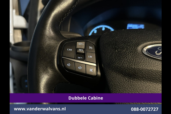 Ford Transit Custom 2.0 TDCI 131pk L2H1 Dubbele Cabine Euro6 Inrichting Airco | 5-zits | LED | Imperiaal Cruisecontrol, Stoelverwarming, Parkeersensoren