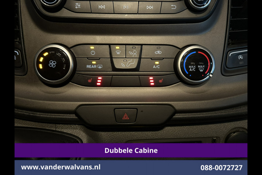 Ford Transit Custom 2.0 TDCI 131pk L2H1 Dubbele Cabine Euro6 Inrichting Airco | 5-zits | LED | Imperiaal Cruisecontrol, Stoelverwarming, Parkeersensoren