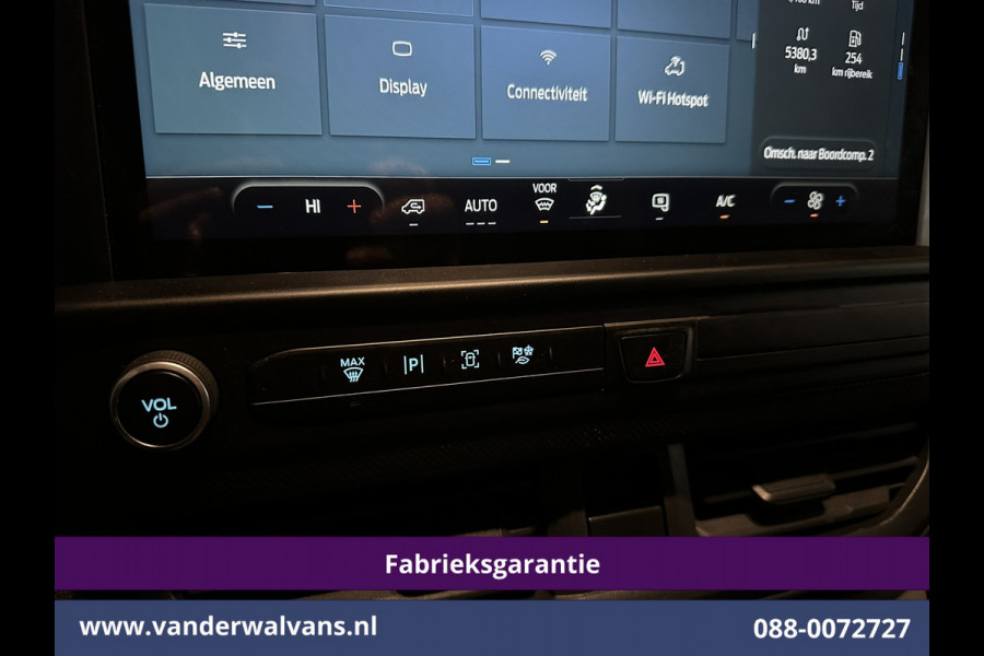 Ford Transit Custom 2.0 TDCI 136pk L2H1 Fabrieksgarantie Euro6 Airco | Camera | Apple Carplay | Cruisecontrol | LED Android Auto, Parkeersensoren, Verwarmde voorruit, Bijrijdersbank, 2800kg trekvermogen