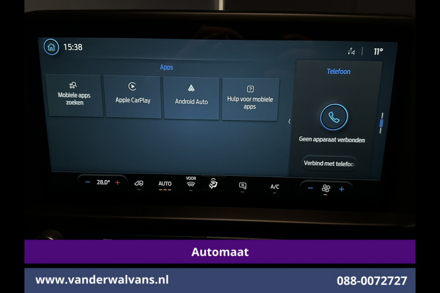 Ford Transit Custom 2.0 TDCI 136pk Automaat L1H1 Fabrieksgarantie Euro6 Airco | Camera | LED | Apple Carplay Android Auto, Cruisecontrol, Verwarmde voorruit, Parkeersensoren, Bijrijdersbank, 2800kg trekvermogen