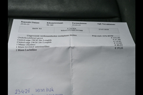 BMW X4 xDrive30i High Executive 252pk M-Sport X | Panorama dak | Active cruise | Memory seats | M-Sport brake |  | Ambiance interieur | Harman/kardon | Head-Up | 360 Camera |