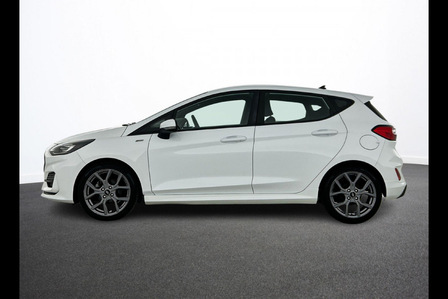 Ford Fiesta 1.0 EcoBoost Hybrid ST-Line Navigatie Apple Carplay/Android Auto Parkeersensoren achter Cruise Control Climate Control Lichtmetalen velgen