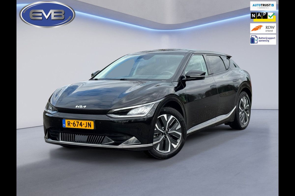 Kia Ev6 Plus 58 kWh, lederen interieur, achteruitrijcamera, led verlichting, stoelverwarming, 1 e eigenaar, NL auto met nap