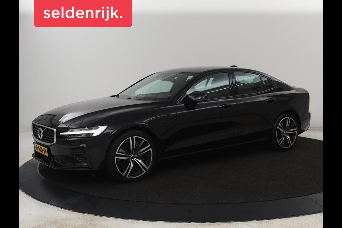 Volvo S60 2.0 T6 AWD Twin Engine R-Design | Stoelverwarming | Adaptive cruise | Standkachel | Camera | 19'' | Carplay | Full LED | Navigatie | Side Assist | Half leder | Origineel NL | PHEV | Plug In