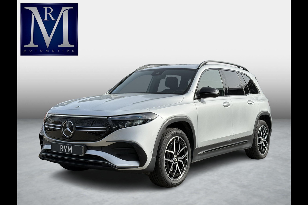 Mercedes-Benz EQB 250+ AMG Line 7p. 71 kWh | SOH 99% | 7 PERSOONS| ELEKTRISCHE ACHTERKLEP| STOELVERWARMING| DODE HOEK SENSOR| SFEERVERLICHTING| APPLE CARPLAY/ ANDROID AUTO