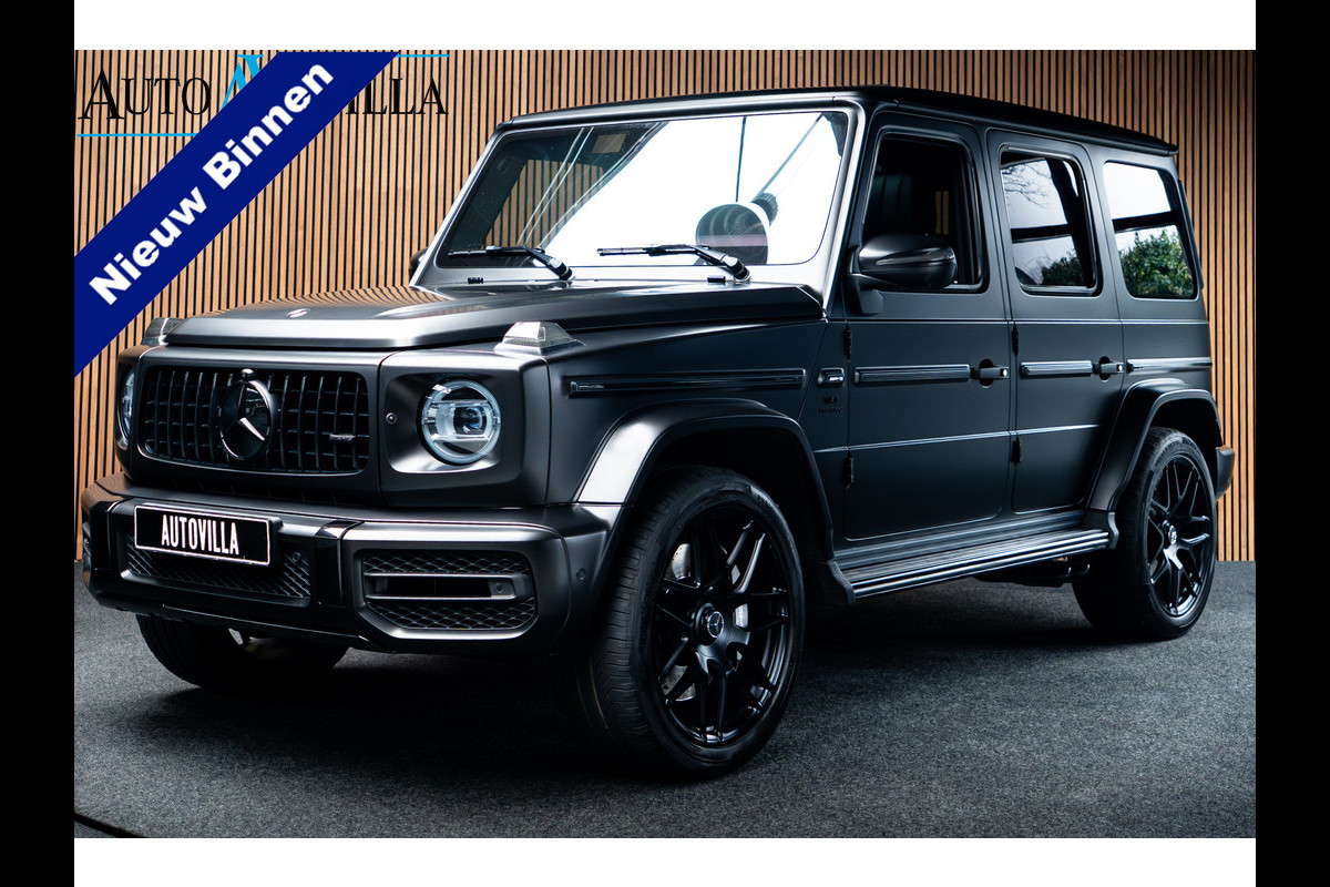 Mercedes-Benz G-Klasse 63 Navi Burmester Leer 360 Camera PTS Open dak Massage Distronic+ Memory seats Stoelventilatie Stoelverwarming Climate voor & achter Trekhaak