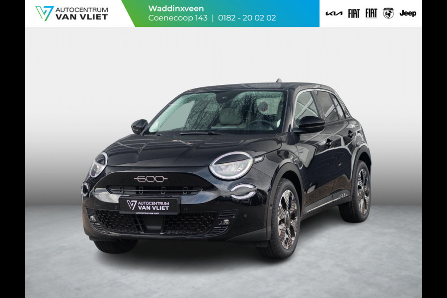 Fiat 600E La Prima 54 kWh | Carplay | Elek. Stoel | Stoelverwarming | Keyless | LED | Clima