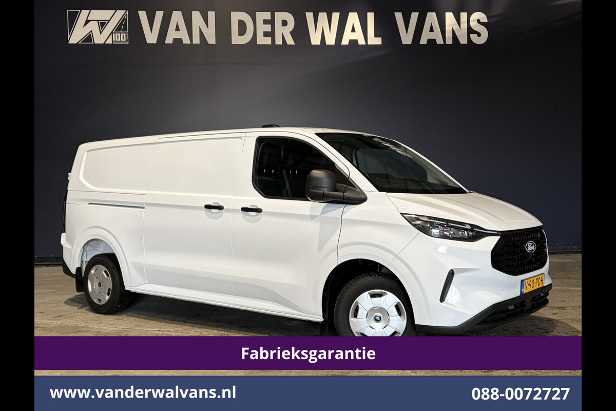 Ford Transit Custom 2.0 TDCI 136pk L2H1 Fabrieksgarantie Euro6 Airco | Camera | LED | Apple Carplay | Cruisecontrol Android Auto, Parkeersensoren, Verwarmde voorruit, Bijrijdersbank, 2740kg trekvermogen