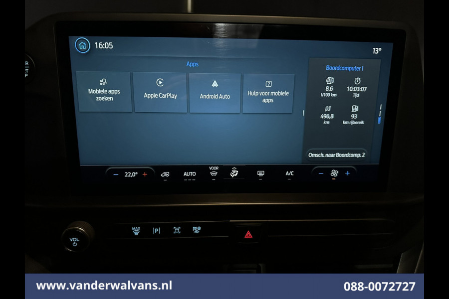 Ford Transit Custom 2.0 TDCI 136pk L1H1 Euro6 Airco | Camera | Apple Carplay | LED | Cruisecontrol Android Auto, Verwarmde voorruit, Parkeersensoren, Bijrijdersbank, 2740kg trekvermogen