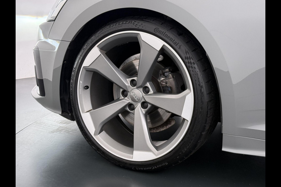 Audi A5 Coupé 40 TFSI S edition | S LINE IN- EN EXTERIEUR | TOPSTAAT! | 20 INCH| LEER| CAMERA| STOELVERWARMING| MATRIX LED| QUANTUM GRIJS