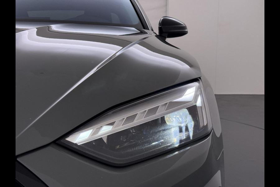 Audi A5 Coupé 40 TFSI S edition | S LINE IN- EN EXTERIEUR | TOPSTAAT! | 20 INCH| LEER| CAMERA| STOELVERWARMING| MATRIX LED| QUANTUM GRIJS