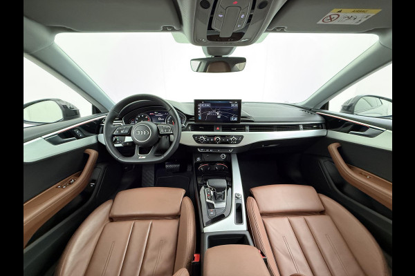 Audi A5 Coupé 40 TFSI S edition | S LINE IN- EN EXTERIEUR | TOPSTAAT! | 20 INCH| LEER| CAMERA| STOELVERWARMING| MATRIX LED| QUANTUM GRIJS