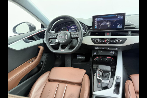 Audi A5 Coupé 40 TFSI S edition | S LINE IN- EN EXTERIEUR | TOPSTAAT! | 20 INCH| LEER| CAMERA| STOELVERWARMING| MATRIX LED| QUANTUM GRIJS
