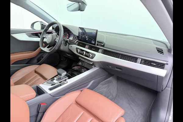 Audi A5 Coupé 40 TFSI S edition | S LINE IN- EN EXTERIEUR | TOPSTAAT! | 20 INCH| LEER| CAMERA| STOELVERWARMING| MATRIX LED| QUANTUM GRIJS