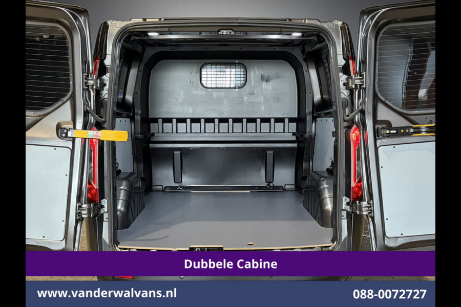 Ford Transit Custom 2.0 TDCI 170pk L2H1 Dubbele Cabine Euro6 Airco | 5-Zits | 2x Zijdeur | Camera | LED Apple Carplay, Android Auto, Cruisecontrol, Parkeersensoren, Stoelverwarming, Verwarmde voorruit 2800kg trekvermogen