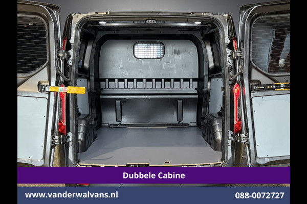 Ford Transit Custom 2.0 TDCI 170pk L2H1 Dubbele Cabine Euro6 Airco | 5-Zits | 2x Zijdeur | Camera | LED Apple Carplay, Android Auto, Cruisecontrol, Parkeersensoren, Stoelverwarming, Verwarmde voorruit 2800kg trekvermogen