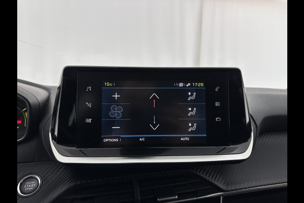 Peugeot e-208 EV Style 50 kWh [ 3-Fase-11kW] {SOH-96%} (INCL-BTW) Aut. *LEATHER-FABRIC | FULL-LED | SPORT-SEATS | KEYLESS | PRIVACY-GLASS | DAB+ | NAVI-FULLMAP | ECC | PDC | CRUISE | 16''ALU*