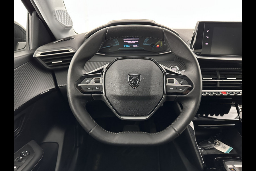Peugeot e-208 EV Style 50 kWh [ 3-Fase-11kW] {SOH-96%} (INCL-BTW) Aut. *LEATHER-FABRIC | FULL-LED | SPORT-SEATS | KEYLESS | PRIVACY-GLASS | DAB+ | NAVI-FULLMAP | ECC | PDC | CRUISE | 16''ALU*