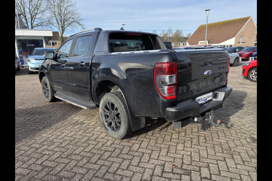 Ford Ranger 2.0 EcoBlue Wildtrak Dubbele Cabine | SCI |214pk Automaat | Adaptieve Cruise | Stoelverwarming | Trekhaak | 3.500kg Trekgewicht