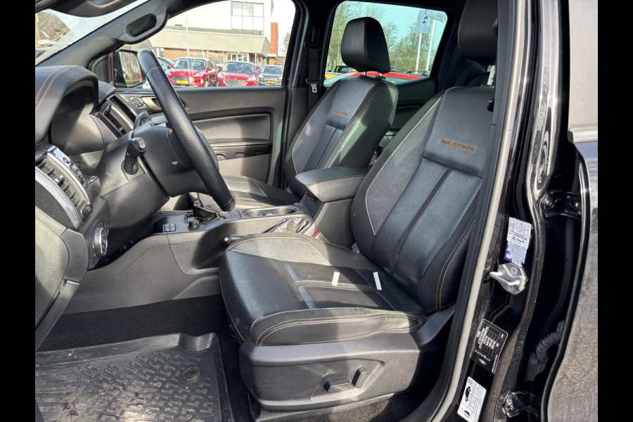 Ford Ranger 2.0 EcoBlue Wildtrak Dubbele Cabine | SCI |214pk Automaat | Adaptieve Cruise | Stoelverwarming | Trekhaak | 3.500kg Trekgewicht