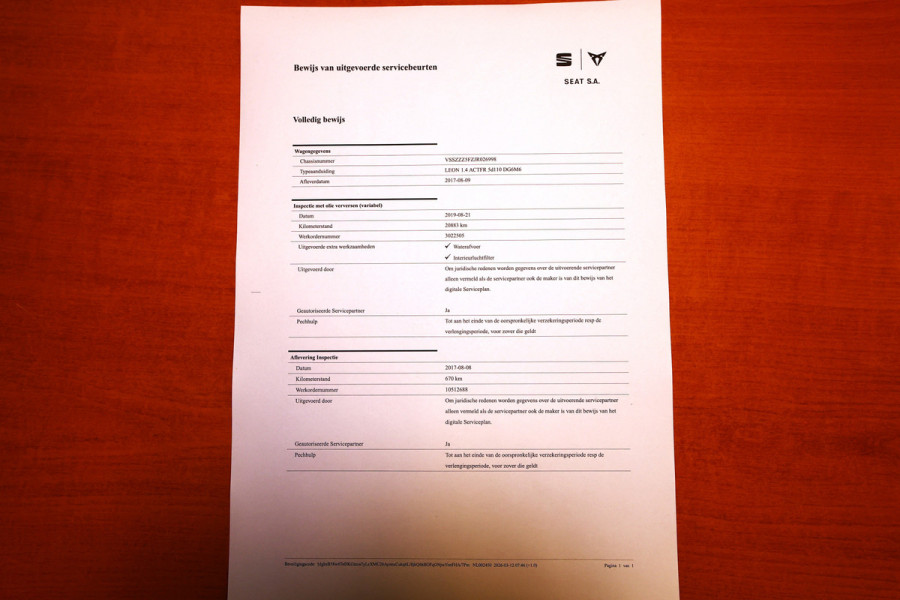 Seat Leon 1.4 TSI ACT FR Top Uitvoering PANODAK NAVI 017