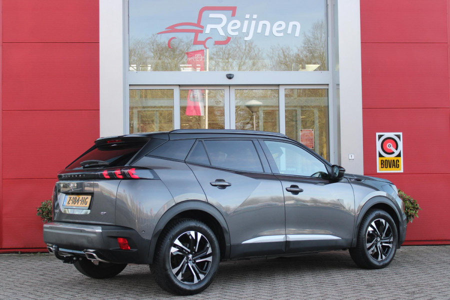 Peugeot 2008 1.2 130PK GT | NAVIGATIE 10" TOUCHSCREEN | APPLE CARPLAY/ANDROID AUTO | ADAPTIVE CRUISE CONTROL | FULL LED KOPLAMPEN | ACHTERUITRIJ CAMERA | 3-D COCKPIT | KEYLESS ENTRY/START | STOEL VERWARMING | DODEHOEK BEWAKING | ALL SEASON BANDEN |