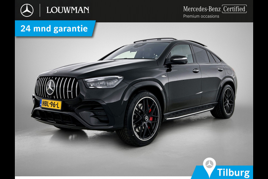 Mercedes-Benz GLE coupe AMG 53 Hybrid 4MATIC+ Premium Plus Gesmede AMG velgen 22 inch.| Panoramadak| Alarm klasse 3/5 | Trekhaak | zeer veelopties Inclusief 24 maanden MB Certified garantie voor Europa.