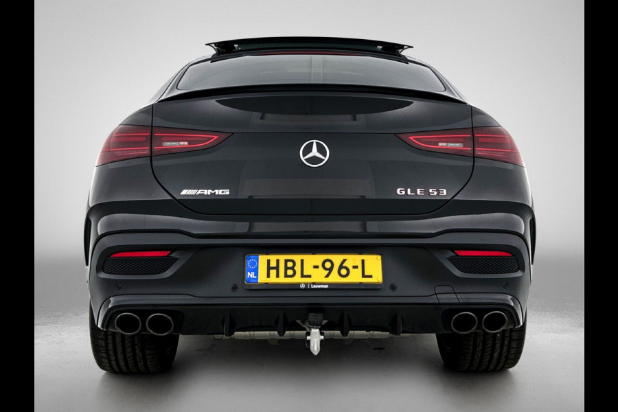 Mercedes-Benz GLE coupe AMG 53 Hybrid 4MATIC+ Premium Plus Gesmede AMG velgen 22 inch.| Panoramadak| Alarm klasse 3/5 | Trekhaak | zeer veelopties Inclusief 24 maanden MB Certified garantie voor Europa.