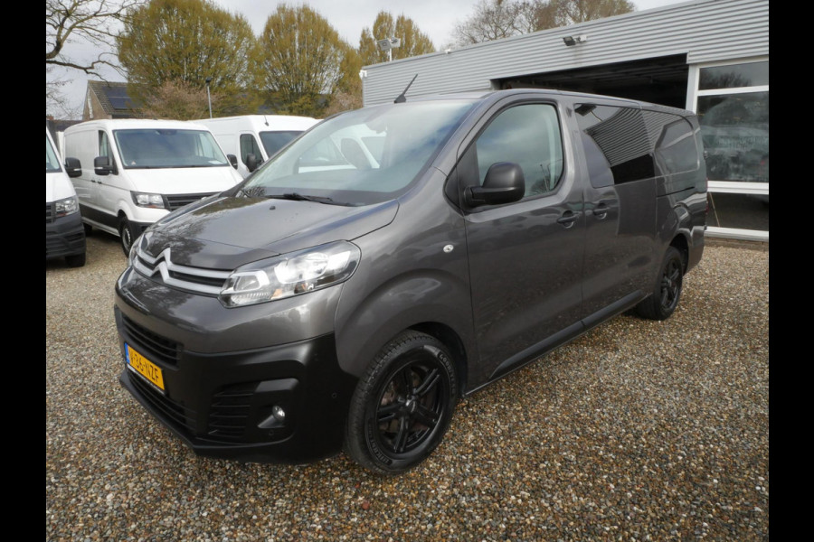 Citroën Jumpy 2.0 BlueHDI 120PK, L3, Dubbel cabine, Airco, 2 x Schuifdeur