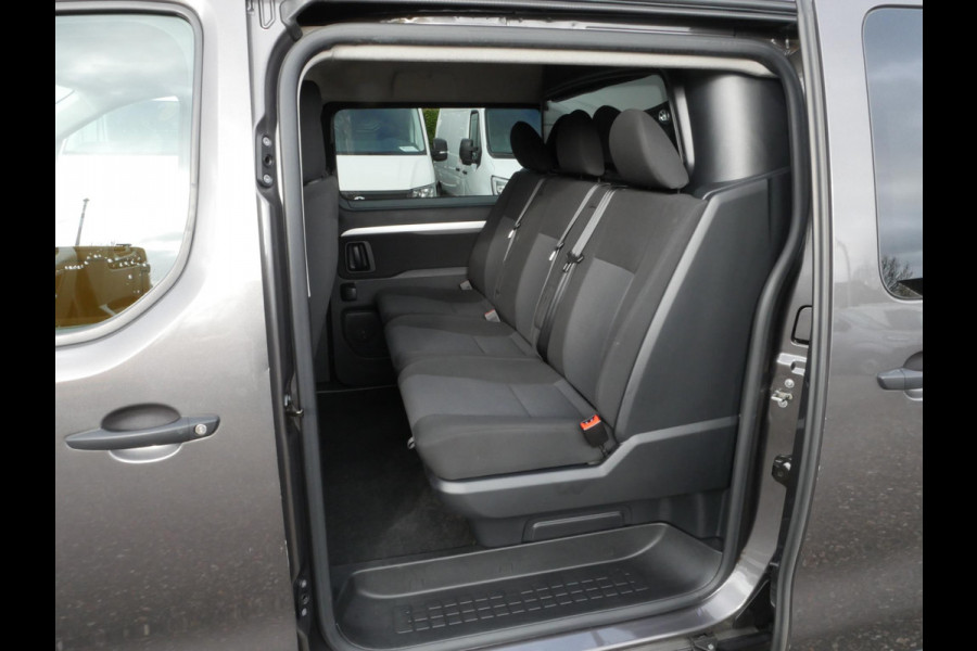 Citroën Jumpy 2.0 BlueHDI 120PK, L3, Dubbel cabine, Airco, 2 x Schuifdeur