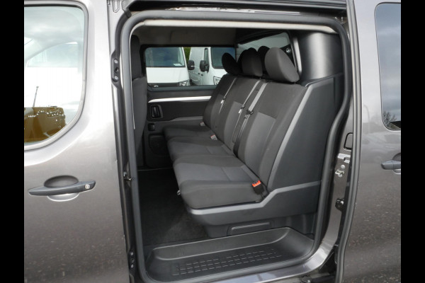 Citroën Jumpy 2.0 BlueHDI 120PK, L3, Dubbel cabine, Airco, 2 x Schuifdeur