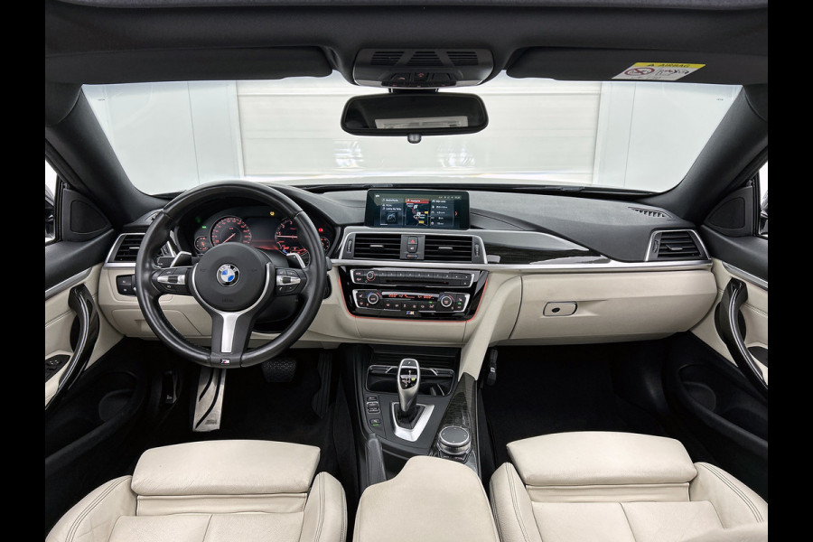 BMW 4 Serie Coupé 420i High Executive M-Sport(NL-Auto, Dealer OndrH, Dakraam, Trekhaak, Navi Pro, StoelV, Leder, Sportstoel, Etc)