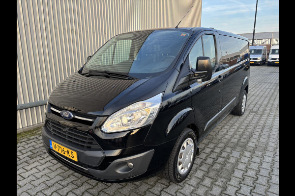 Ford Transit Custom 2.0 L2H1 DC 6PERS*AUTOM.*A/C*CRUISE*NAVI*HAAK*CAM*