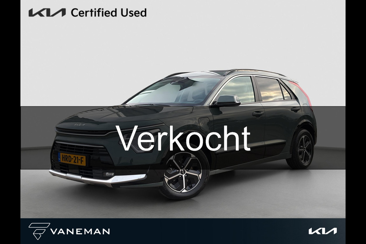 Kia Niro 1.6 GDi PHEV DynamicPlusLine Leder | Stoel- en Stuurverwarming | Adapt. Cruise | Schuif/Kanteldak | Elektr. Achterklep |