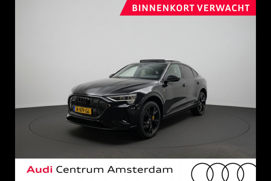 Audi e-tron Sportback 55 quattro S edition 95 kWh 408 pk | Navigatie | Panoramadak | Parkeersensoren | Achteruitrijcamera | Lichtmetalen velgen 21" | Stoelverwarming | S-Line |