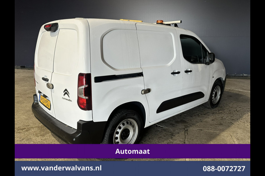 Citroën Berlingo 1.2 PureTech 131pk Automaat **Benzine** L1H1 Euro6 Airco | 3-Zits | Navigatie | Camera | Apple carplay android auto, cruisecontrol, parkeersensoren