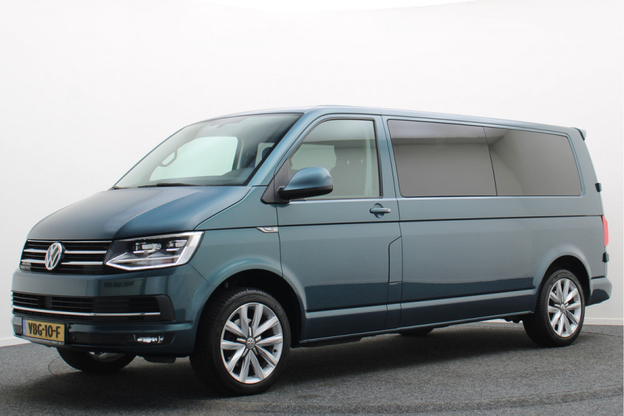Volkswagen Transporter 2.0 TDI DSG 150 PK Lang Highline 5-Zits, Camera, ACC, LED, Apple Carplay, Verwarmde Voorruit, Trekhaak, 18''
