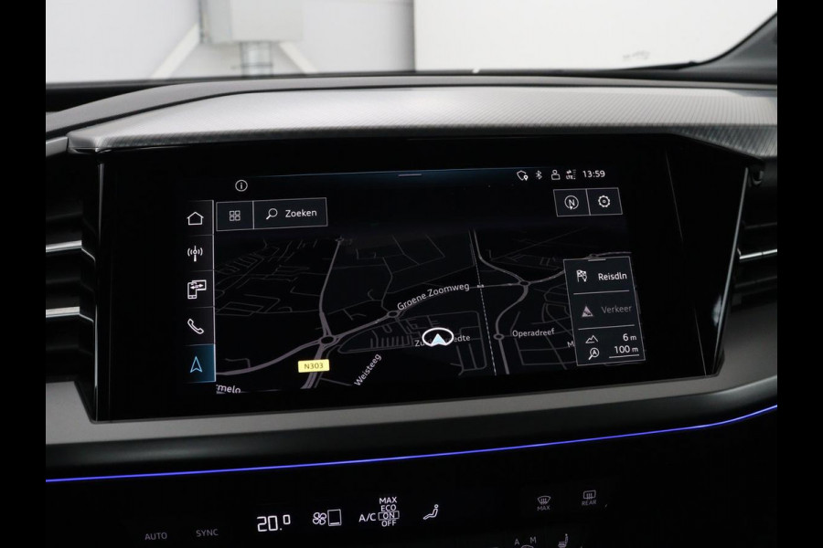 Audi Q4 e-tron 40 Advanced edition 77 kWh | SOH 94% | Stoelverwarming | Matrix LED | Carplay | Virtual Cockpit | 19'' | Parkeerhulp | Navigatie | Audi Sound | Climate control | DAB | Cruise control