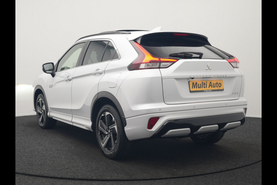 Mitsubishi Eclipse Cross 2.4 Instyle PHEV 188pk Dealer O.H. | Trekhaak Af Fabriek | Panodak | Head Up | Adaptive Cruise | 360 Camera | Lederen Sportstoelen Verwarmd | Keyless | Stuur Verwarmd | Apple Carplay | Blis | Navigatie | DAB | Plug In Hybrid |