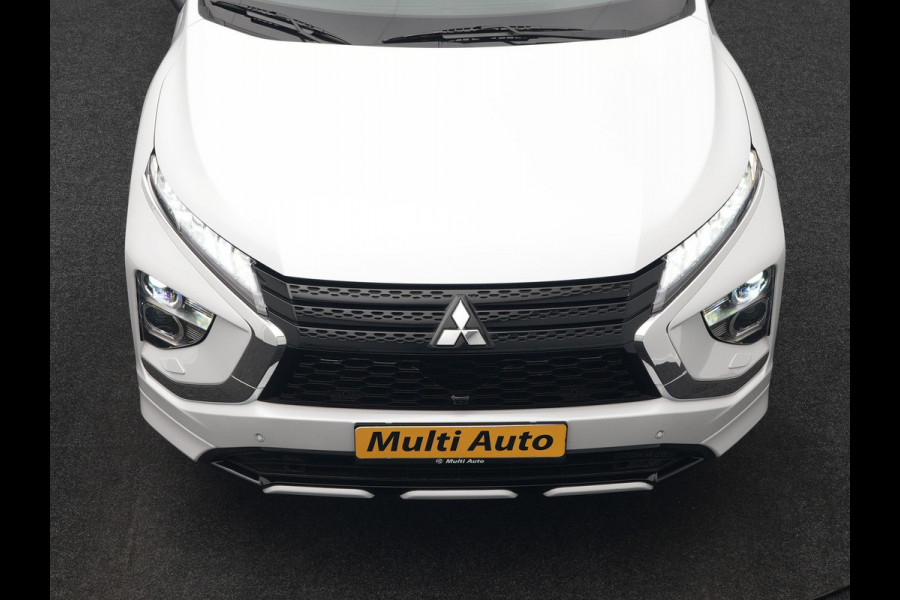 Mitsubishi Eclipse Cross 2.4 Instyle PHEV 188pk Dealer O.H. | Trekhaak Af Fabriek | Panodak | Head Up | Adaptive Cruise | 360 Camera | Lederen Sportstoelen Verwarmd | Keyless | Stuur Verwarmd | Apple Carplay | Blis | Navigatie | DAB | Plug In Hybrid |