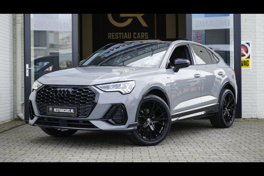 Audi Q3 Sportback 35 TFSI 3x S-Line Black Optik AUTOMAAT-CAMERA-CARPLAY-DRIVE SELECT-ELEKTRISCHE STOELEN-KEYLESS-MATRIX-PANORAMA